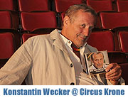 Tour 2011 und neues Album: Konstantin Wecker live mit „Wut und Zärtlichkeit“ am 15.+16. Oktober 2011 im Circus Krone  (©Foto: Martin Schmitz)